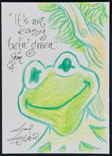 Load image into Gallery viewer, Kermit Sketch Card - Created by Guy Gilchrist