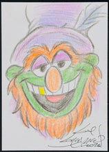 Load image into Gallery viewer, Dr. Teeth "Electric Mayhem" Sketch Card - Created by Guy Gilchrist