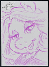 Load image into Gallery viewer, Miss Piggy Sketch Card - Created by Guy Gilchrist