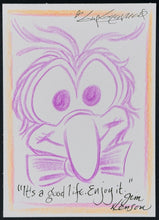 Load image into Gallery viewer, Gonzo Sketch Card - Created by Guy Gilchrist
