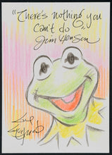 Load image into Gallery viewer, Kermit Sketch Card - Created by Guy Gilchrist