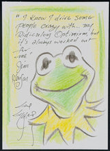 Load image into Gallery viewer, Kermit Sketch Card - Created by Guy Gilchrist