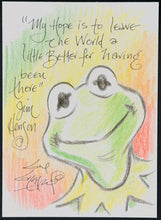 Load image into Gallery viewer, Kermit Sketch Card - Created by Guy Gilchrist
