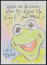 Load image into Gallery viewer, Kermit Sketch Card - Created by Guy Gilchrist