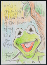 Load image into Gallery viewer, Kermit Sketch Card - Created by Guy Gilchrist