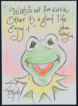 Load image into Gallery viewer, Kermit Sketch Card - Created by Guy Gilchrist