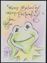 Load image into Gallery viewer, Kermit Sketch Card - Created by Guy Gilchrist