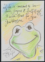 Load image into Gallery viewer, Kermit Sketch Card - Created by Guy Gilchrist