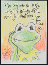 Load image into Gallery viewer, Kermit Sketch Card - Created by Guy Gilchrist