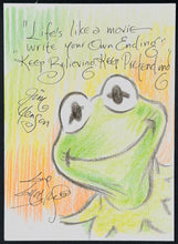 Load image into Gallery viewer, Kermit Sketch Card - Created by Guy Gilchrist