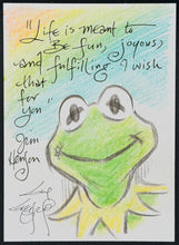 Load image into Gallery viewer, Kermit Sketch Card - Created by Guy Gilchrist