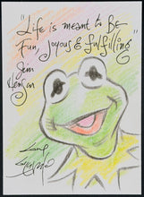 Load image into Gallery viewer, Kermit Sketch Card - Created by Guy Gilchrist