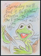 Load image into Gallery viewer, Kermit Sketch Card - Created by Guy Gilchrist