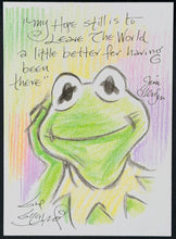 Load image into Gallery viewer, Kermit Sketch Card - Created by Guy Gilchrist