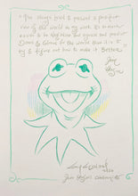 Load image into Gallery viewer, Kermit "Positive view of the world.." - Guy Gilchrist Original