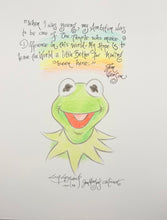Load image into Gallery viewer, Kermit “When I Was Young” - Guy Gilchrist Original
