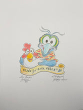 Load image into Gallery viewer, Gonzo and Camilla "Made for Each Other" - Guy Gilchrist Original Artwork