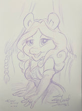 Load image into Gallery viewer, Miss Piggy "Kissy, Kissy" - Guy Gilchrist Original Artwork