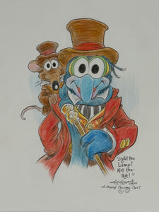 “Light the Lamp, Not the Rat” full color - Guy Gilchrist Original