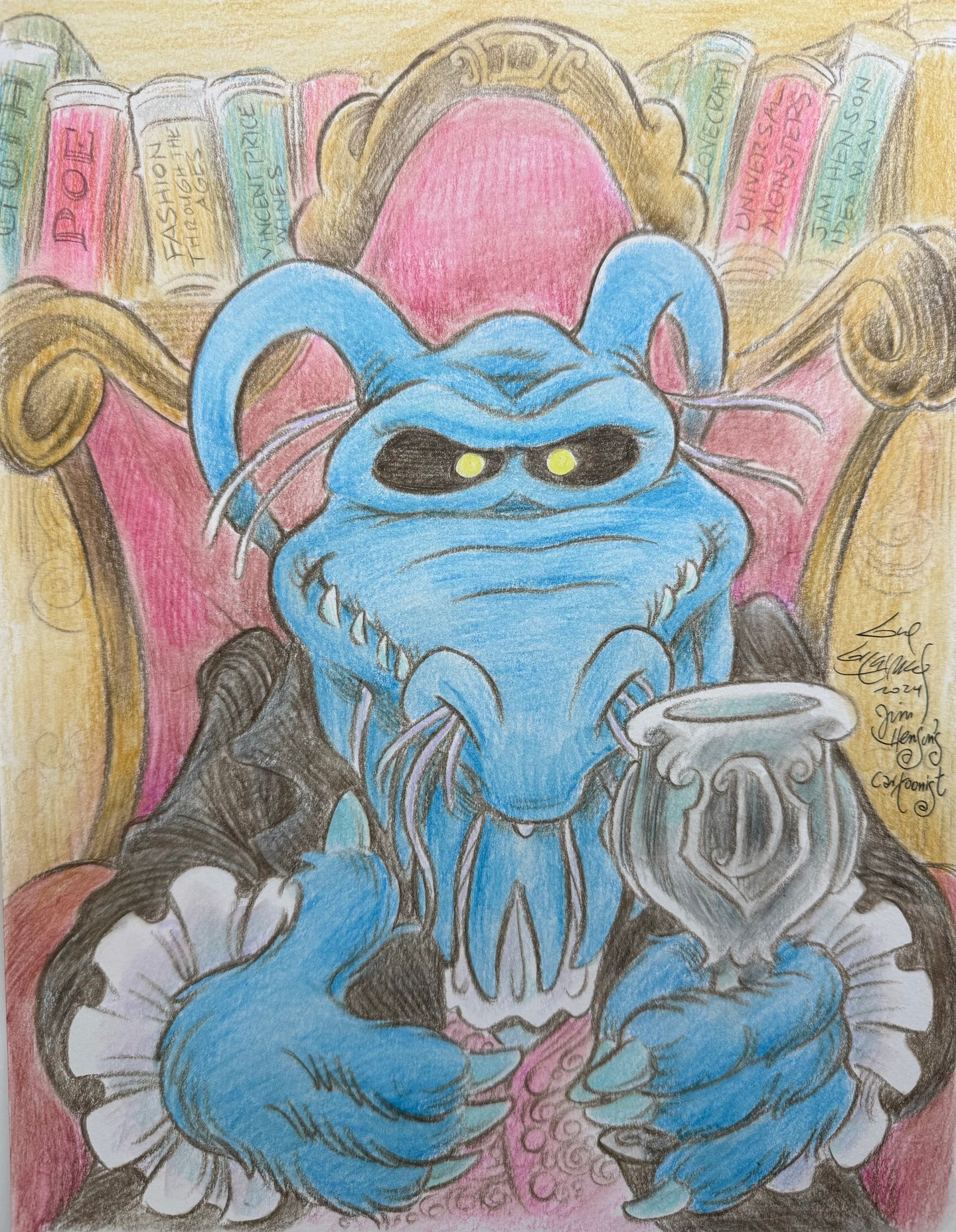 Uncle Deadly Art Print - Created by Guy Gilchrist