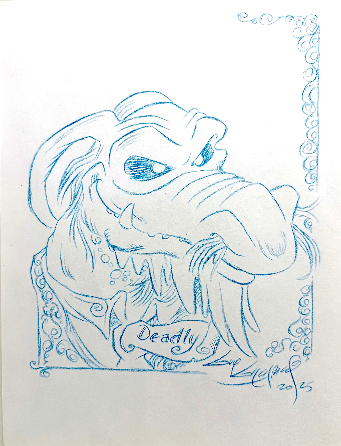 Uncle Deadly - Guy Gilchrist Original