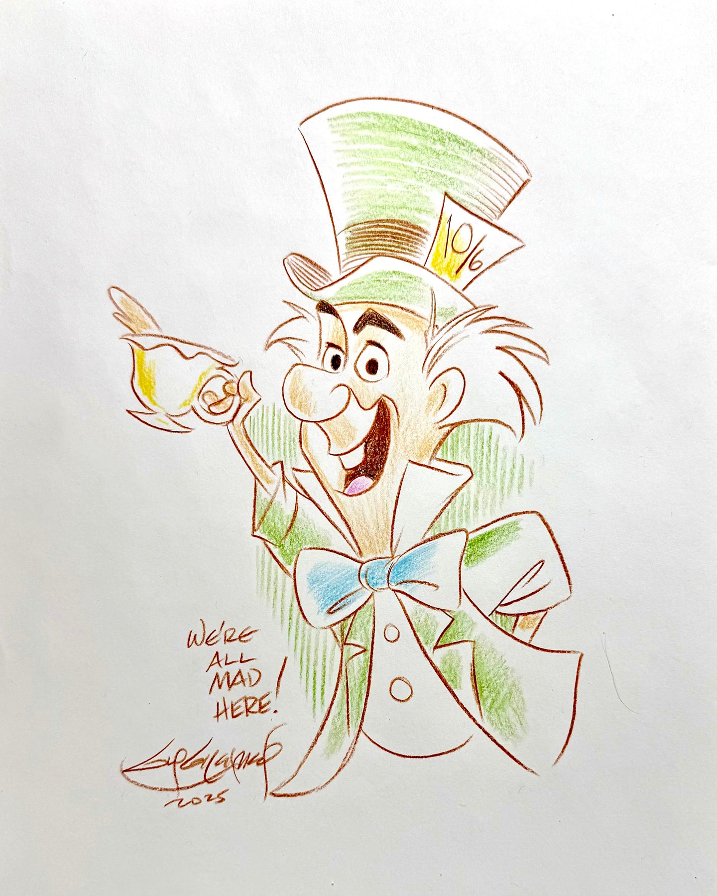 The Mad Hatter - Guy Gilchrist Original