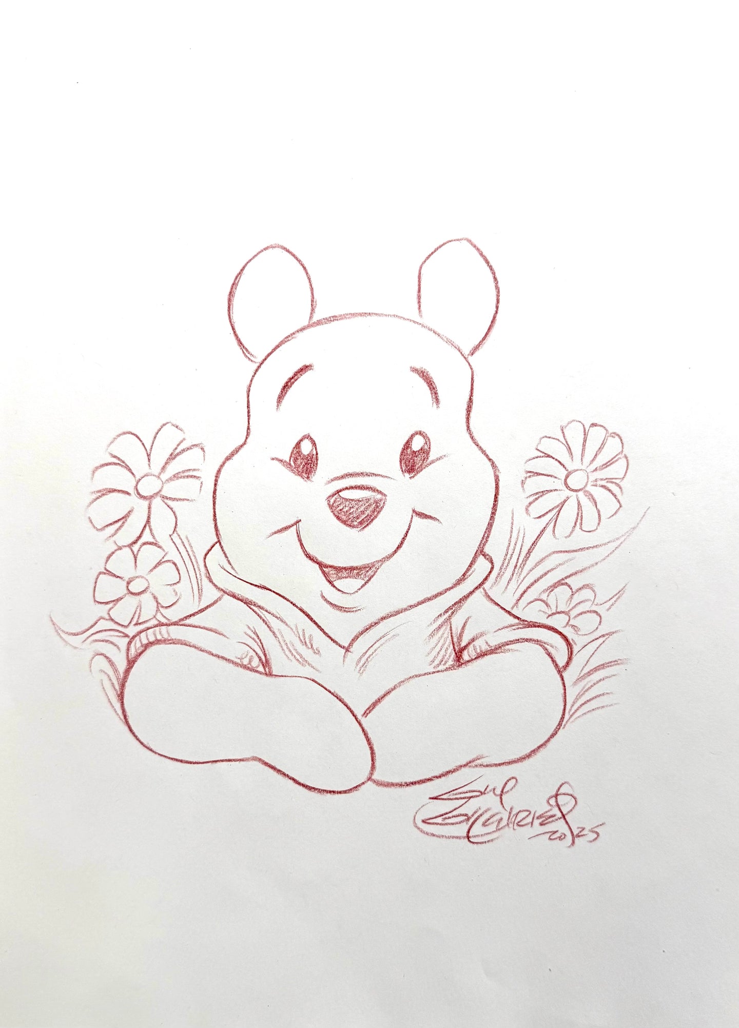 Winnie the Pooh - Guy Gilchrist Original