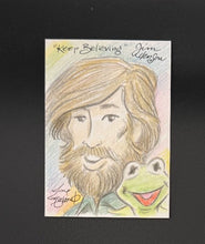 Load image into Gallery viewer, “Keep Believing” Sketch Trading Card - Created by Guy Gilchrist