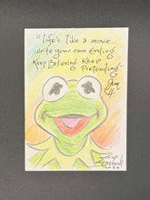Load image into Gallery viewer, “Life’s Like a Movie” Sketch Trading Card - Created by Guy Gilchrist
