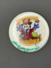 Load image into Gallery viewer, Autographed Muppet Christmas Carol Buttons by Guy Gilchrist