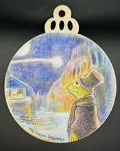Load image into Gallery viewer, Kermit &quot;Muppets Christmas Carol&quot; Christmas Ornament - Guy Gilchrist Original