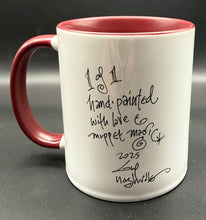 Load image into Gallery viewer, Beaker and Bunsen &quot;Muppets Christmas Carol&quot; Coffee Cup - Guy Gilchrist Original