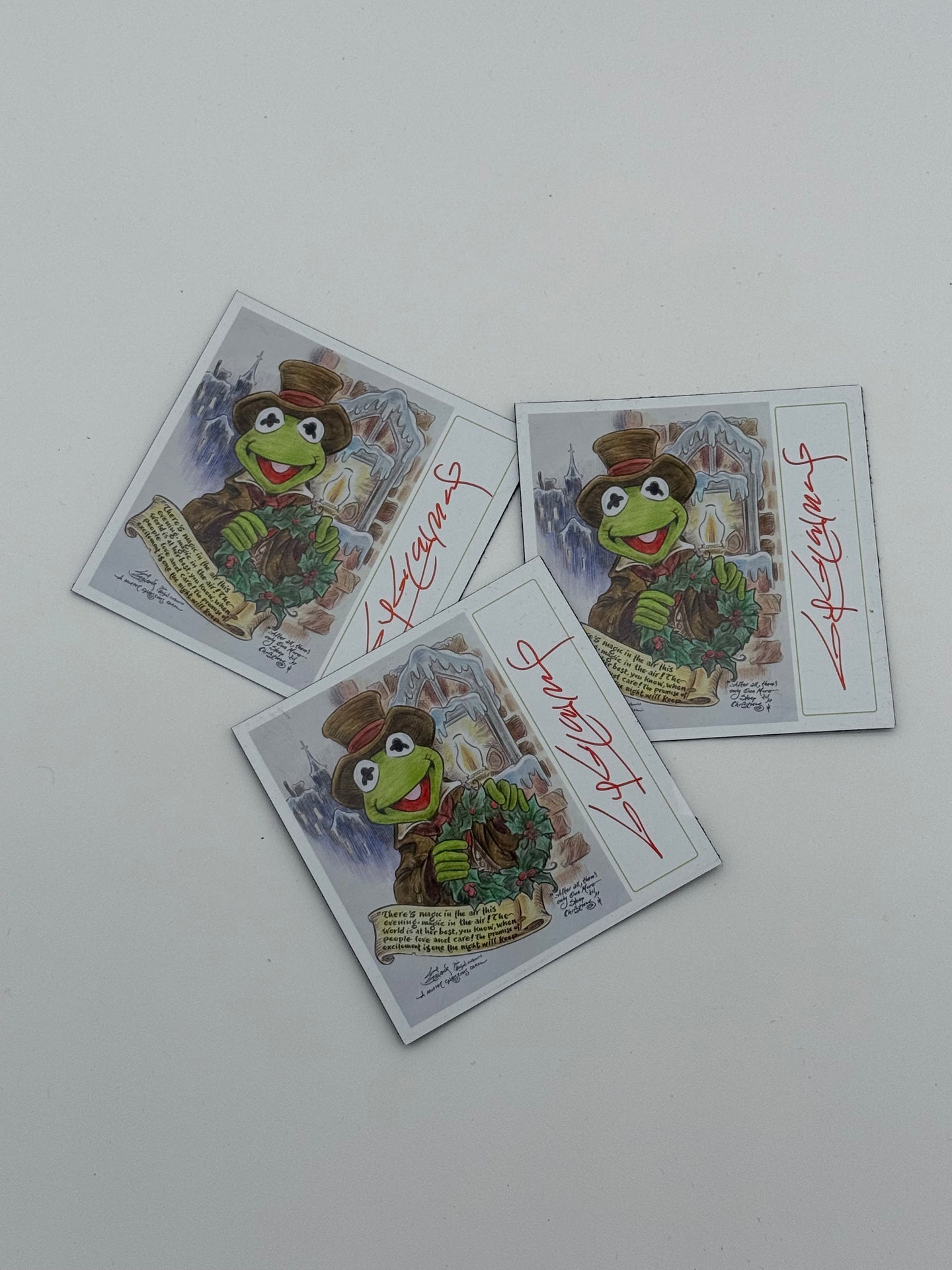 Pack of Christmas Carol magnets