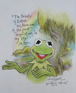 “Kermit Beauty of Nature” Original Art Sketch