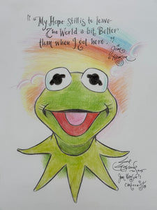 “Kermit Hope” Original Art Sketch