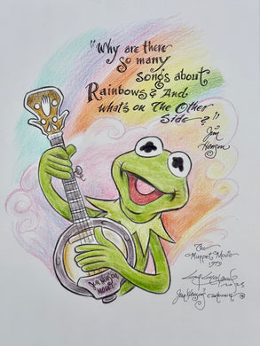 “Kermit Rainbow Connection” Original Art Sketch