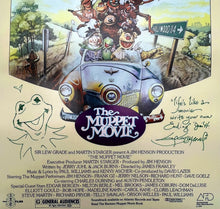 Load image into Gallery viewer, “Muppet Movie” Poster - Signed with Drawing by Guy Gilchrist