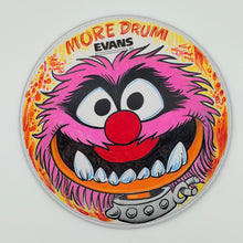 Load image into Gallery viewer, Animal “More Drum” Drumhead with Drawing by Guy Gilchrist