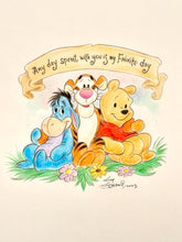 Load image into Gallery viewer, Winnie the Pooh "My Favorite Day" - Guy Gilchrist Original