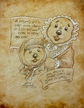 Load image into Gallery viewer, Emmet Otter and Ma on Parchment - Guy Gilchrist Original
