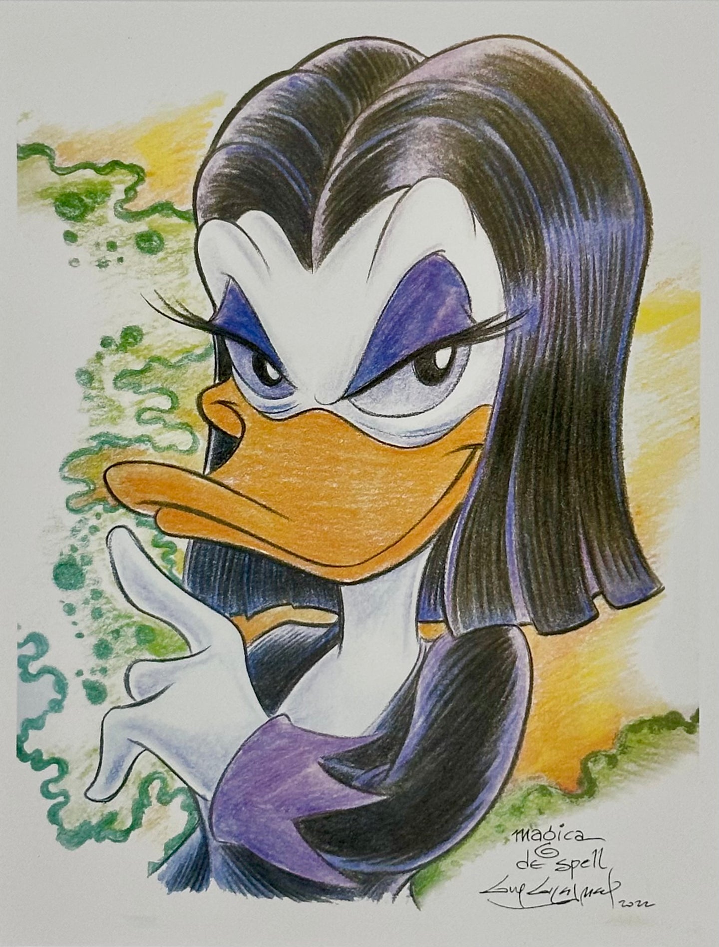 Magica De Spell Art Print - Created by Guy Gilchrist
