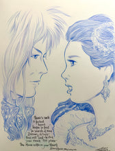 Load image into Gallery viewer, Jareth and Sarah "Labyrinth" - Guy Gilchrist Original