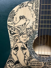 Load image into Gallery viewer, “Sesame Street Tribute” Acoustic Guitar - Guy Gilchrist Original