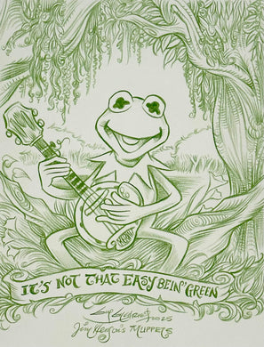 Kermit “Bein’ Green” - Guy Gilchrist Original