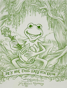 Kermit “Bein’ Green” - Guy Gilchrist Original