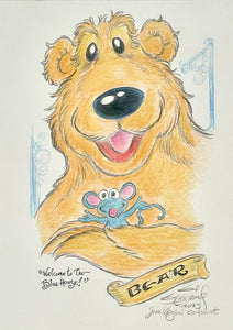 Bear in the Big Blue House - Guy Gilchrist Original