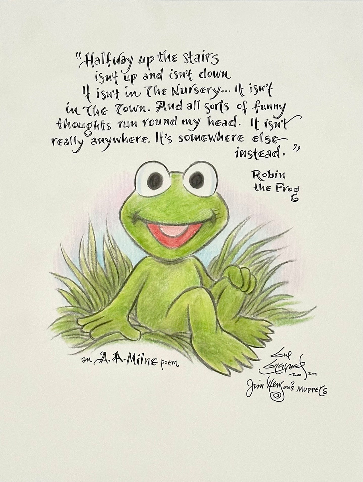 Robin the Frog - Guy Gilchrist Original