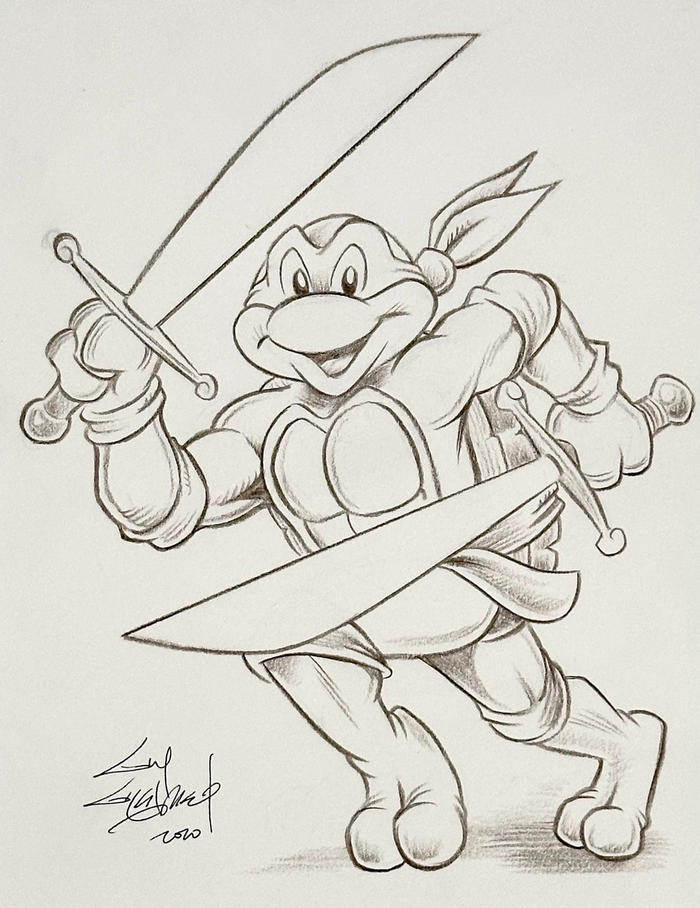 TMNT Leonardo - Guy Gilchrist Original