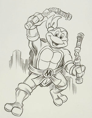 TMNT Mikey - Guy Gilchrist Original