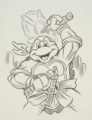 TMNT Mikey - Guy Gilchrist Original